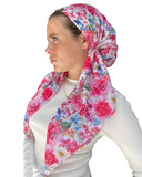 Scarf Bar Botanical Garden Classic Pre-Tied Bandanna with Full Grip Myselflingerie.com