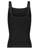 Flamingo 24FLRUCH2Z-BK Black Ruched Soft Cups Tankini Swim Top Myselflingerie.com