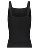 Flamingo 24FLRUCH2Z-BK Black Ruched Soft Cups Tankini Swim Top Myselflingerie.com