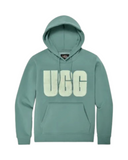 UGG 1121385 Deep Ice Rey Fuzzy Logo Hoodie Myselflingerie.com