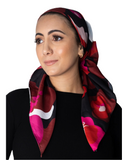 Tie Ur Knot Berry Petal Square Scarf myselflingerie.com