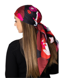 Tie Ur Knot Berry Petal Adjustable Pre-Tied Bandanna with Full Non Slip Grip myselflingerie.com