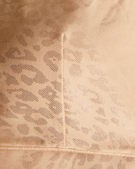 Chantelle 11DQ2 Leopard Shimmer Soft Stretch Molded Bralette myselflingerie.com