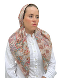 Scarf Bar Madrid Paisley Classic Pre-Tied Bandanna with Full Grip myselflingerie.com