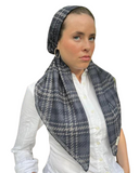 Scarf Bar Winter Houndstooth Classic Pre-Tied Bandanna with Full Grip myselflingerie.com