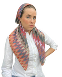 Scarf Bar Fall Missoni Inspired Classic Pre-Tied Bandanna with Full Grip myselflingerie.com