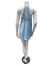 Flora by Flora Nikrooz T90484 + T90482 Kit Blue Chemise & Kimono Set myselflingerie.com