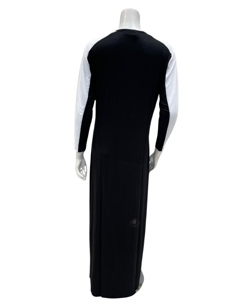 Chicolli N5013-24A Silicon Print Cotton Button Down Nightgown myselflingerie.com