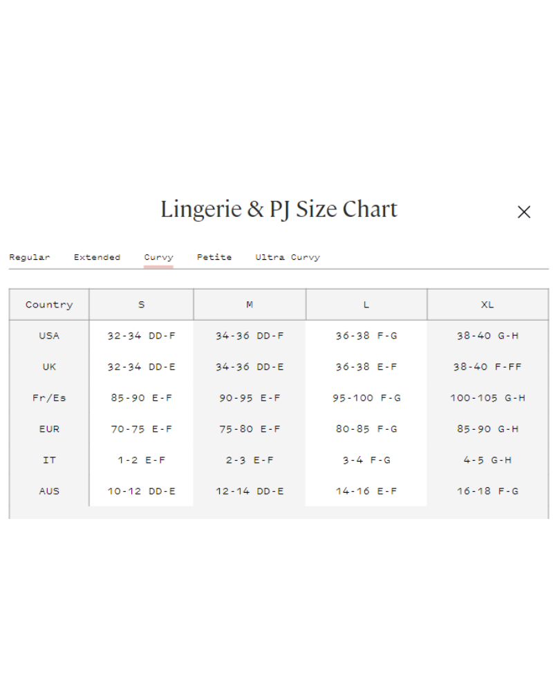 ALLSW2722 Pink Lilly Allure Curvy Modal Chemise