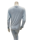 Oh! Zuza M3320 Light Blue Boat Neck Lace Trim Modal Pajamas Set myselflingerie.com