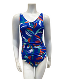 Pour Moi 25511R Blue/Aqua Freedom Tummy Control Swimsuit myselflingerie.com