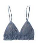 Hanky Panky 487004 + 4812 Tour Guide Blue Padded Bralette + Boyshort myselflingerie.com