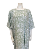 Undercover Waterwear S24-ZEB-KAF Zebra Kaftan Swim Dress One Size myselflingerie.com