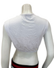 Liliana C-5553R White Rayon Crop Sleeveless Shell myselflingerie.com