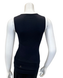 Manteau Aqua MA-1036 Black Sleeveless Tank / Shell Top myselflingerie.com