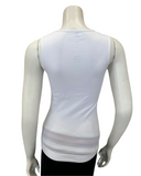 Manteau Aqua MA-1037 White Sleeveless Tank / Shell Top myselflingerie.com