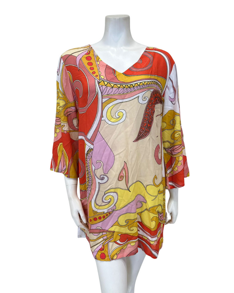 Furstenberg Sunset Motifs Swim Cover Up Myselflingerie.com