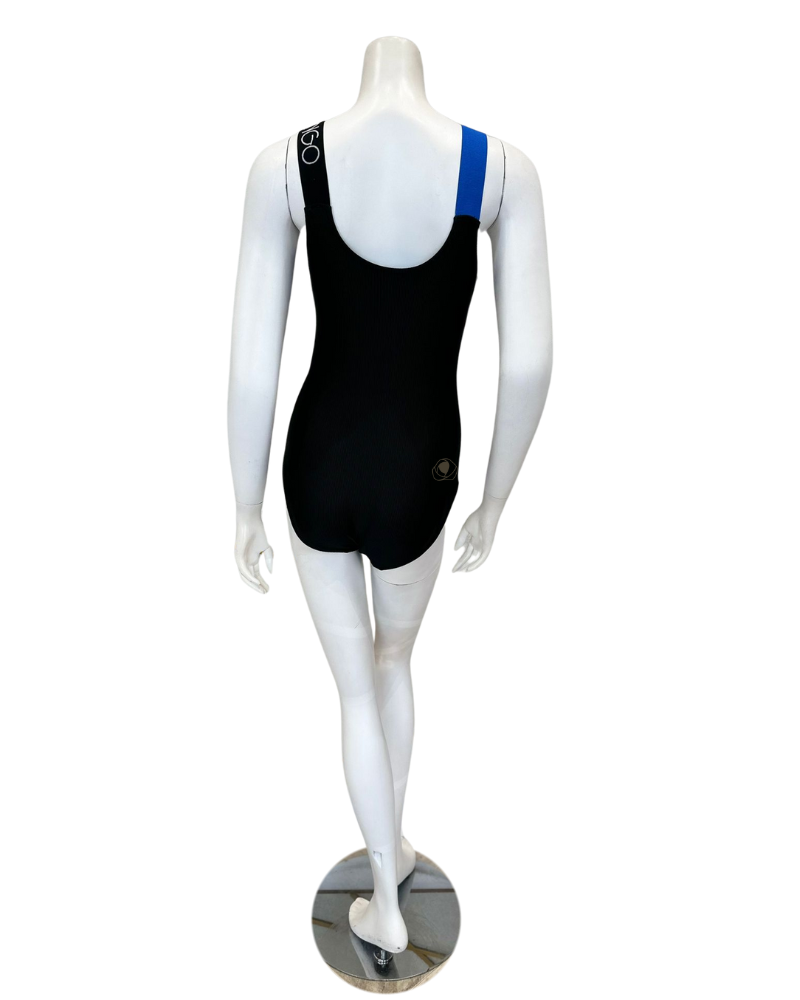 Flamingo 24FL071 Royal Strap Ribbed Logo Swimsuit myselflingerie.com