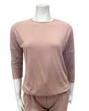 Oh! Zuza OZ214PJM Powder Rose Ribbed Modal Pajamas Set myselflingerie.com