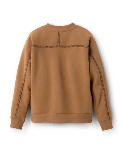 1160850 Chestnut  Classic Crewneck Sweatshirt