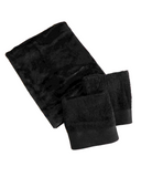 Black Mattress Liner + 2 Hand Towels Set