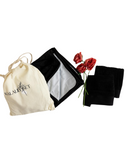 Black Mattress Liner + 2 Hand Towels Set