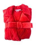 Feraud Paris Coral Plush Long Terry Wrap Bath Robe