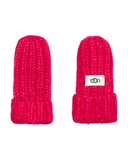 UGG Cerise Infants Cable Knit Beanie & Mittens Set