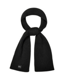 UGG Black Chunky Knit Rib Scarf and Beanie Set