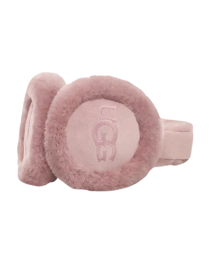 20955 Ashen Rose Embroidered Logo Sheepskin Earmuffs