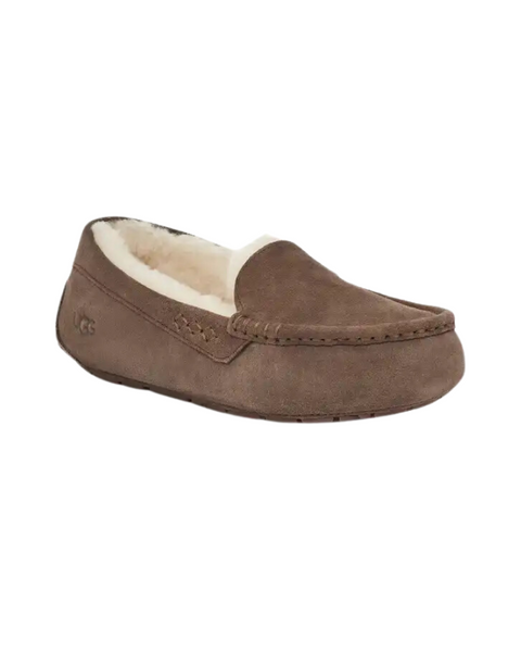 UGG Espresso Ansley Slipper with Fur Trim Myselflingerie.com