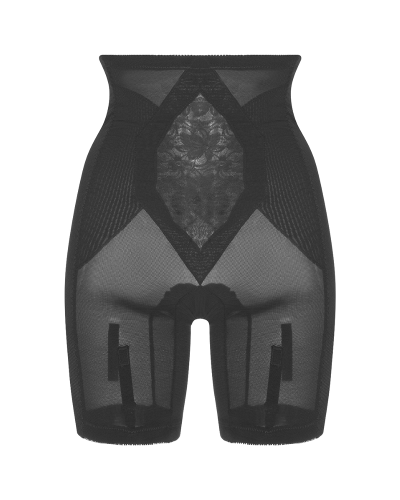 1560 Split Hip High Waisted Panty Girdle with Legs