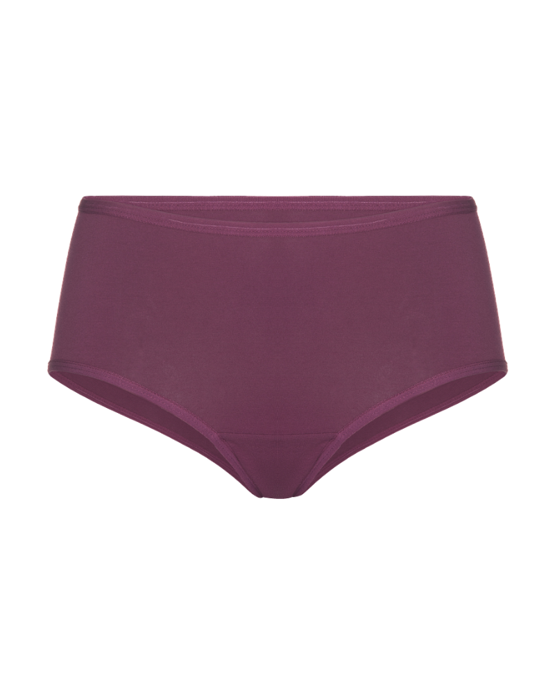 3105 Plum Cotton Hipsters 3 Pk.