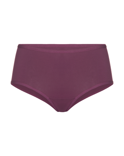 3105 Plum Cotton Hipsters 3 Pk.
