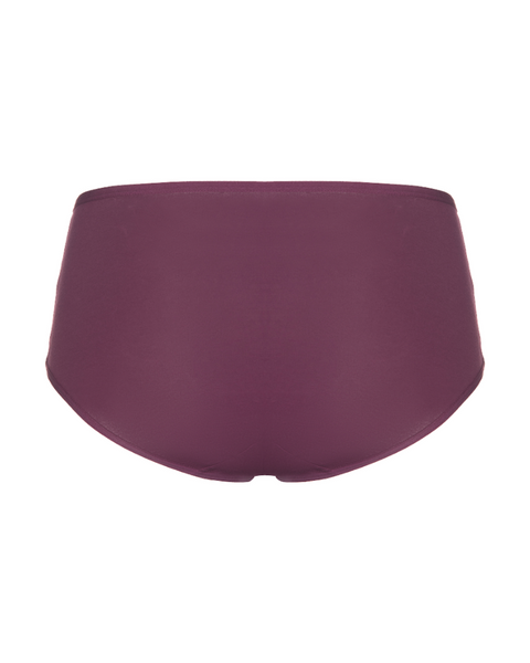 3105 Plum Cotton Hipsters 3 Pk.
