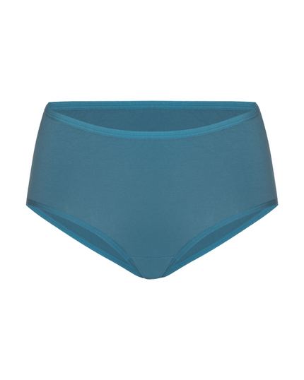 3105 Teal Cotton Hipsters 3 Pk.