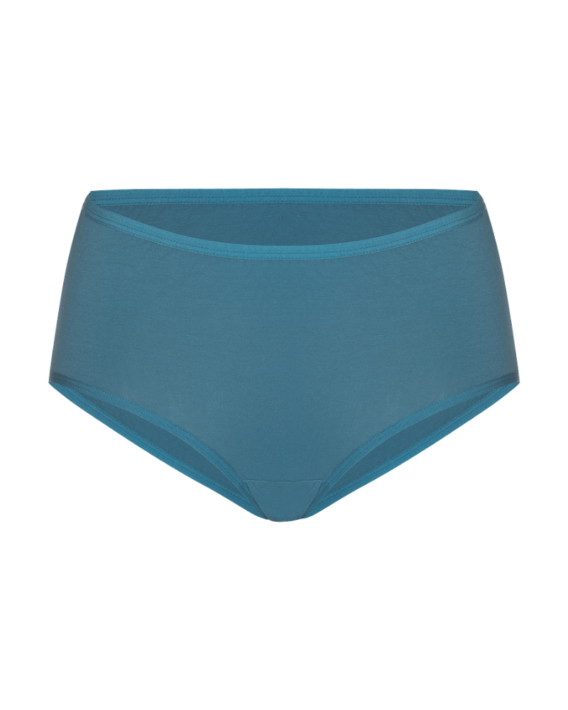 3105 Teal Cotton Hipsters 3 Pk.