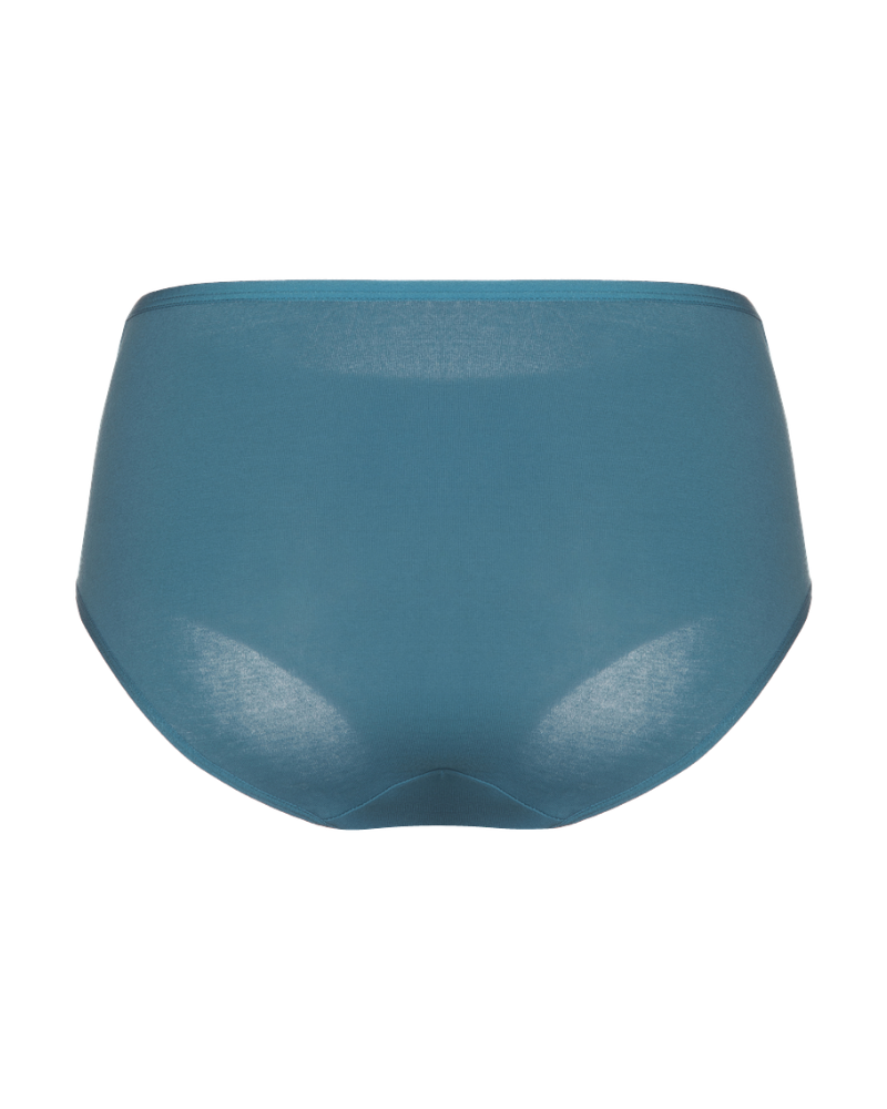 3105 Teal Cotton Hipsters 3 Pk.