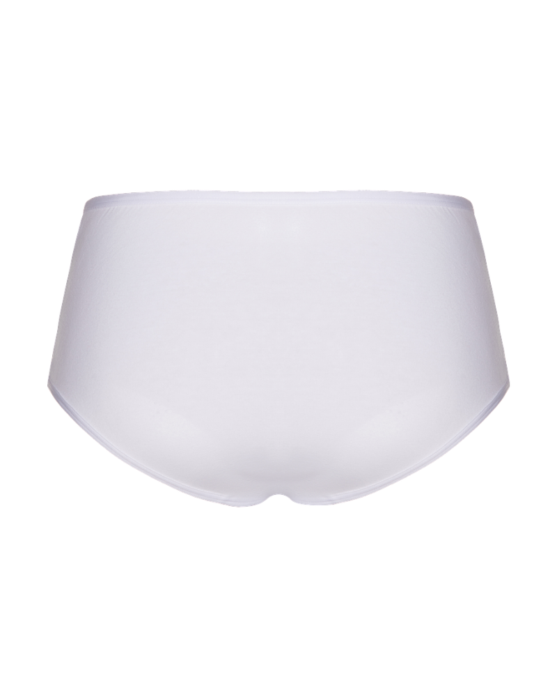3105 White Cotton Hipsters 3 Pk.