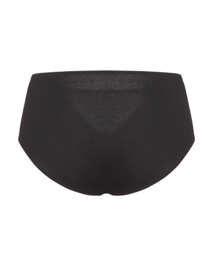 Gemsli Mesh Insert Organic Cotton Black Hipsters 3 Pk