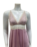 Oh! Zuza Lilac Shimmer Lace Modal Chemise