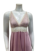 4308 Lilac Shimmer Lace Modal Chemise