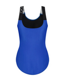 Flamingo Royal Blue Ribbed Logo Swimsuit
