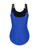 Flamingo Royal Blue Ribbed Logo Swimsuit