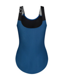 Flamingo Teal Ribbed Logo Swimsuit