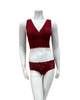 Cosabella NEVER1385 + 07ZL Sindoor Red Curvy Longline Bralette & Panty Set myselflingerie.com