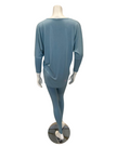 Oh! Zuza 3049-R Aqua Round Neck Modal Pajamas Set myselflingerie.com