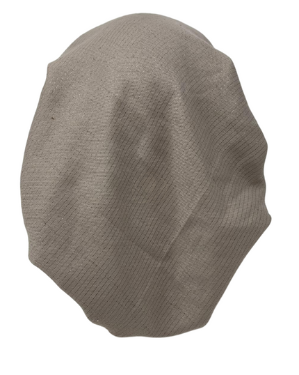 Revaz HS207E Grey Lurex Lines Pre-Tied Bandanna with Velvet Grip myselflingerie.com