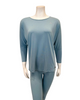 Oh! Zuza 3049-R Aqua Round Neck Modal Pajamas Set myselflingerie.com