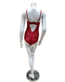 Montelle 9306 Sweet Red Lacy Full Cup Muse Chemise &amp; Panty Set myselflingerie.com
